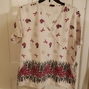 Used Nurses short sleeve top